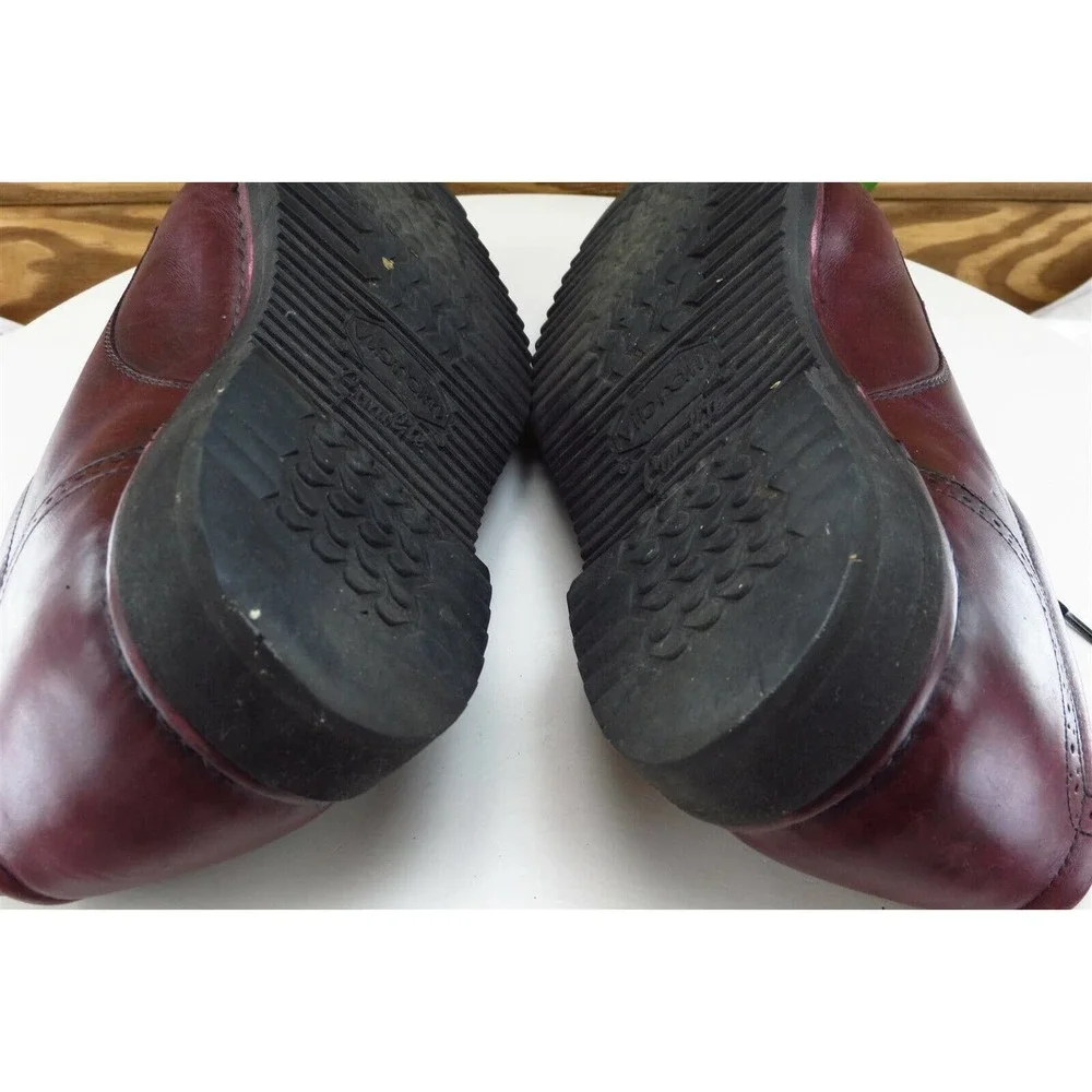 Dress Sports by Rockport Shoes Sz 10 M Red/Brown‎ Derby Oxfords Leather Men